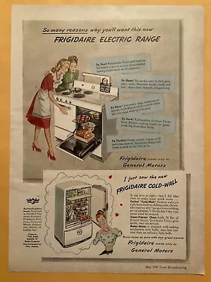 1947 Frigidaire General Motors Print Ad Vintage Electric Range Cold Wall 47-1 • $7.49