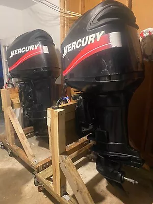 Twin Mercury 225hp Optimax Outboards • $5000