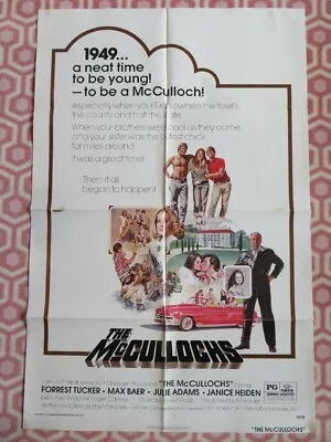 The Mccullochs  Us One Sheet Poster Forrest Tucker Max Baer 1975 • $21.33