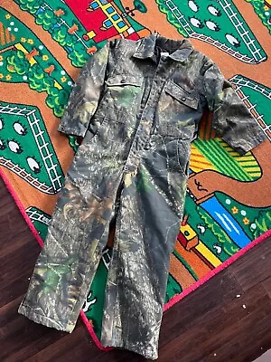 Youth Medium Field Staff  Mossy Oak Break-Up Insulated Camo Coveralls • $19.75