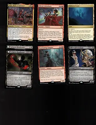 BLOODY VAMPIRES-60 Card Magic The Gathering Deck-Rares-FLIP CARDS-RTP-CASUAL-MTG • $24.99