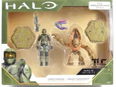£47.07 • Buy Halo Infinite Series 2 Figure Pack & Weapon Jazwares - UNSC MARINE + GRUNT MISB