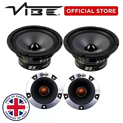 £64 • Buy CAR SPEAKERS MID & TWEETER PACK 6.5 '   700 Watts Max EDGE Car Audio LOUD POWER