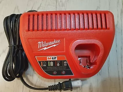 Genuine OEM Milwaukee 48-59-2401 M12 12V Lith Ion Battery Charger 12 Volt - NEW • $11.97