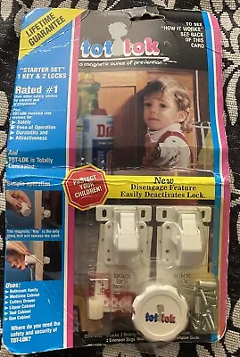 Magnetic Tot Lok Starter Set System With 2 Locks And One Key TF • $14.99