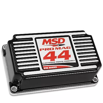 MSD Pro Mag 44 Amp Electronic Points Box Black Humi-Seal Cast Aluminum Housing • $1178.95