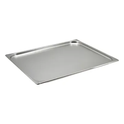 £9.37 • Buy Gastronorm 2/1 Stainless Steel Containers Bain Marie Food Pan FREE DELIVERY