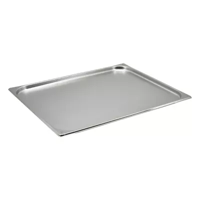Gastronorm 2/1 Stainless Steel Containers Bain Marie Food Pan FREE DELIVERY • £32.88