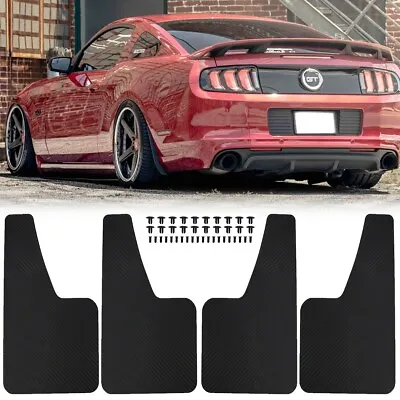 For Ford Mustang GT V6 Ecoboost GT500 GT350 GT-S Mach-E Mud Flaps Splash Guards • $25.75