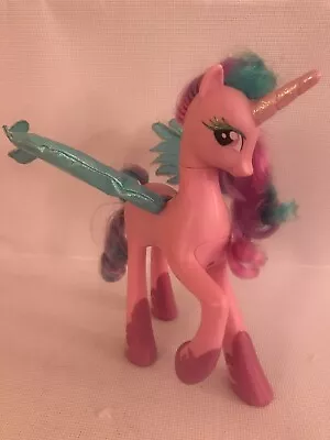 My Little Pony  Princess Celestia Unicorn Figure  Talking & Lights Up Hasbro • £10.99