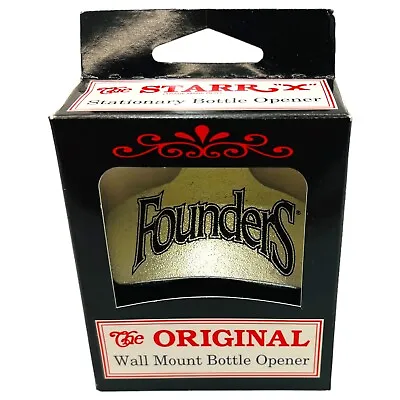 Bottle Opener Metal Wall Mounted New Beer IPA MI The Starr X Founders Stationary • $9.99