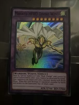 Masked HERO Divine Wind - Yu-Gi-Oh - SDHS-EN043 Unlimited NM • $1.25