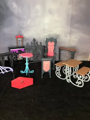 HUGE Monster High Doll  Genuine 11  FURNITURE LOT B • $52