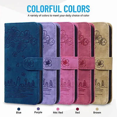 Wallet Leather Flip Card Holder Case Cover For IPhone 15 14 13 12 11 Pro Max 8 7 • $11.97