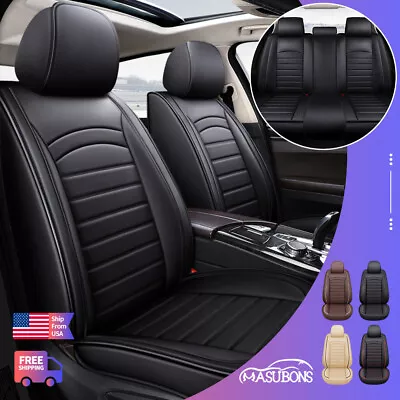 2024 PU Leather Car Seat Covers Cushion For Mazda Full Set/2pcs Front Waterproof • $90.92