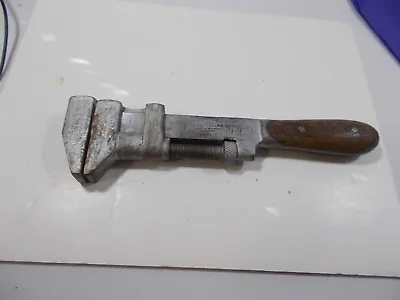 Vintage H.D. Smith & Co. 10.25” Wood Handle Pipe Wrench Antique VTG • $15