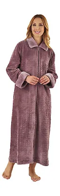 Slenderella Women's Zip Long Sleeve Dressing Gown • £50