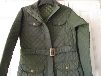 £14.50 • Buy Sherwood Forest - GREEN / KHAKI - Quilted Jacket / Coat - UK 10 - NEW