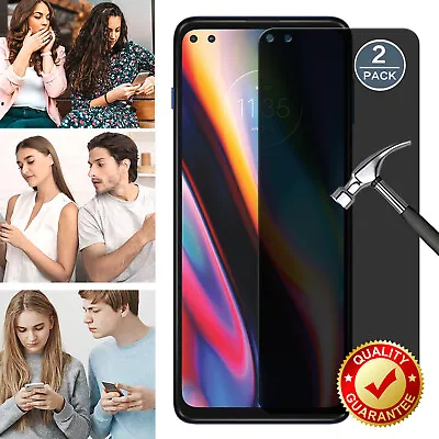 For Motorola One 5G/UW/Moto G 5G Plus/G100/Edge S Privacy Tempered Glass Saver • $13.98