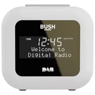 Bush USB DAB Clock Radio - White • £22.50