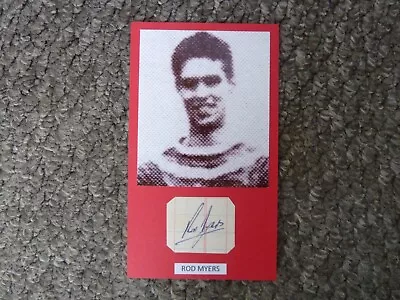 Rod Myers  Autograph   - Doncaster Rovers • £2.50