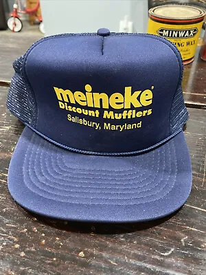 Vintage Meineke Discount Mufflers Trucker Hat KC  Snapback Salisbury Maryland • $11.49
