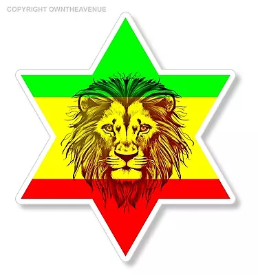 Rasta Reggae Jah Lion Of Judah One Love Rastafari Star Vinyl Sticker Decal 3.75  • $4.99