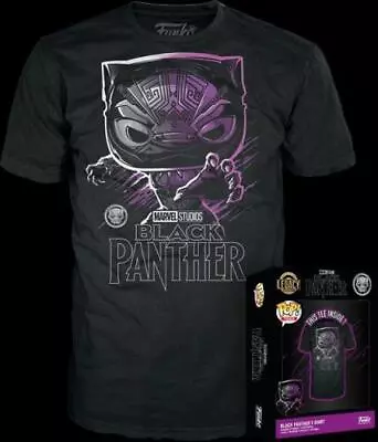 FUNKO BOXED TEE: MARVEL- BLACK PANTHER- S (T-shirt) • £17.89