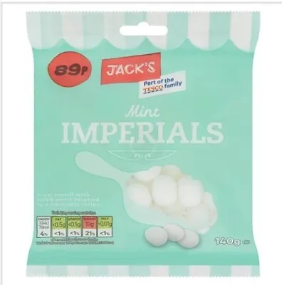 Jack's Mint Imperials Full Case Of 12 X 140g • £10.49