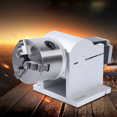 Rotating Shaft 80mm Chuck Fixture Rotary Axis Engraving Laser Marking Machine • $173