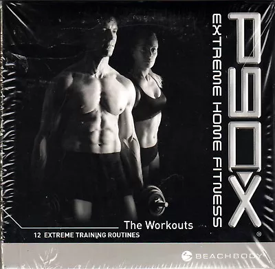 P90X The WORKOUTS On A 13 DVD Video Of 12 Extreme TRAINING Routines HOME FITNESS • $55.95