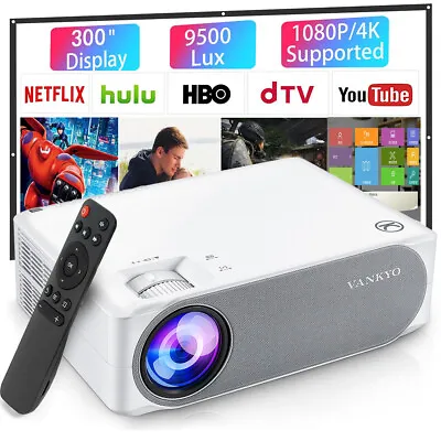 $140.99 • Buy VANKYO V630 True 1080p Full HD 10000 Brightness Smart Portable LED Projector