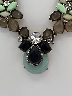 J. Crew Statement Runway Frontal Tiered Pendant Cluster Necklace • $24.99