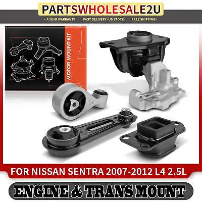 4x Engine Motor & Transmission Mount & Torque Strut For Nissan Sentra 2007-2012 • $87.99