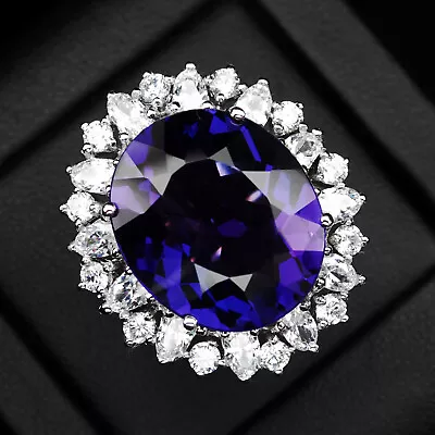 Alluring Color Change Spinel 20.70Ct 925 Sterling Silver Handmade Ring Size 6.75 • $42.99