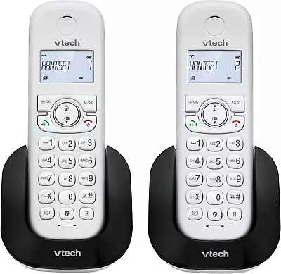 VTech CS1501 2-Handset Dual-House Phone With Caller ID/Call Waiting - Marks • £17