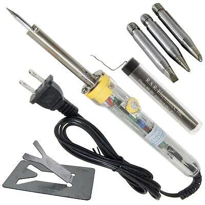 30W To 50W Adjustable Variable Temperature Soldering Iron + Stand Tips Solder • $24.99