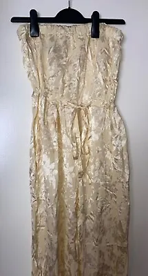 Beautiful Ladies Vintage Yellow Greek Connection Jumpsuit Size 12 • £14.99