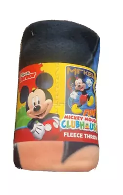 Disney Junior Mickey Mouse Clubhouse Fleece Throw Blanket • $19.99