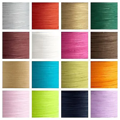 7mm Paper Raffia Tying Ribbon Favour Decoration Wrapping Crafts Various Lengths • £2.75