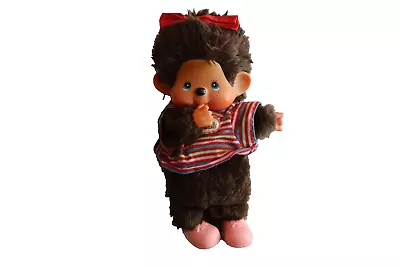 Vintage 1974 Monchhichi Hand Happy Puppet Plush Doll Sekiguchi Mattel 10.5  Girl • $45