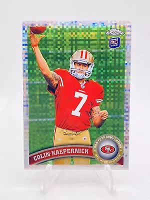 2011 Topps Chrome Colin Kaepernick #25 X-Fractor Refractor RC Rookie 49ers • $24.99