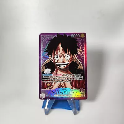 One Piece Card Game Awakening New Era Monkey D Luffy OP05-060 Alt Art Leader AA  • $59.99