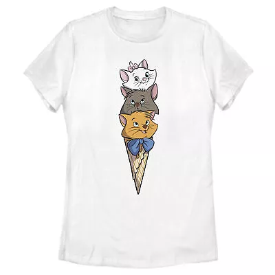 Women's Aristocats Triple Scoop Kittens T-Shirt • $13.99