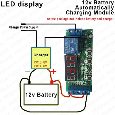 12V Battery Automatic Charging Controller Protection Module Auto Charger Board • $8.25