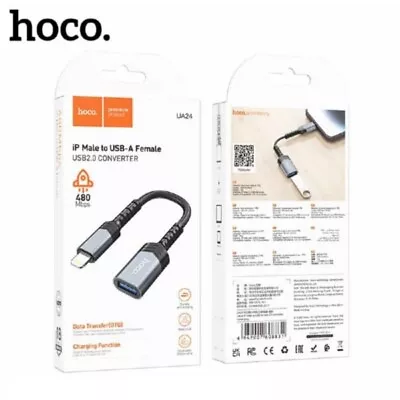 Hoco USB 3.0 Female To 8 Pin IPhone Male OTG Adapter Cable  For IPad  IPhone UK • £9.99
