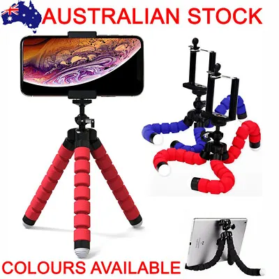 $8.99 • Buy AUS Universal Flexible Octopus Tripod Holder For Cell Phone IPhone Camera