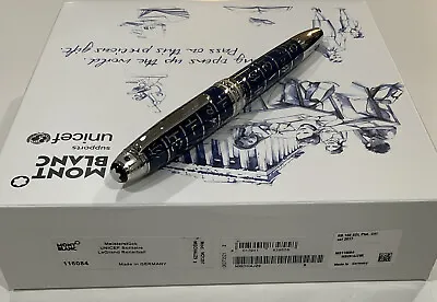 NEW Mont Blanc UNICEF Solitaire Le Grand 162 Rollerball Fineliner B&P • $3155