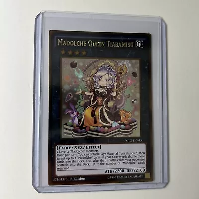 Madolche Queen Tiaramisu PGL2-EN045 Gold Rare 1st Edition Yu-Gi-Oh Card NM-Mint • $18.75