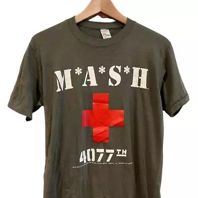 USA Made VTG MASH Movie Promo 1972 Graphic Art SINGLE STITCH T Shirt M • $14.70